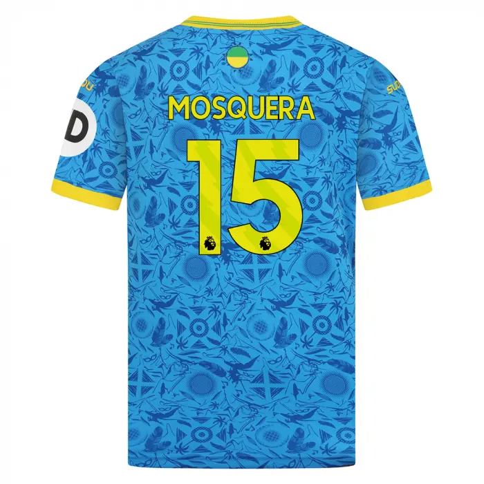 Wolverhampton Wanderers Kits Shop | 2025-26 Wolves Third Shirt – Junior MOSQUERA 15 Wolves Jerseys and Gear